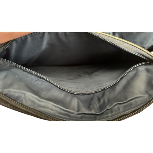 Tumi Crossbody Leather Canvas Messenger Man Bag Tablet Case Satchel - Picture 9 of 9